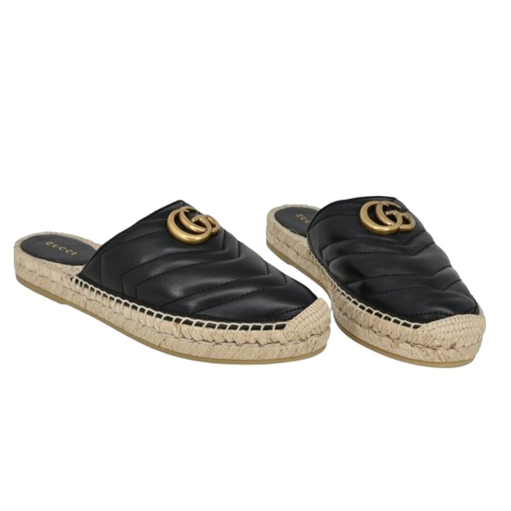 Gucci Women's GG Marmont Leather Espadrille